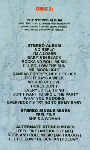 The Beatles For Sale Recording Sessions 3cd+1dvd Europa Nvo Edición Limitada