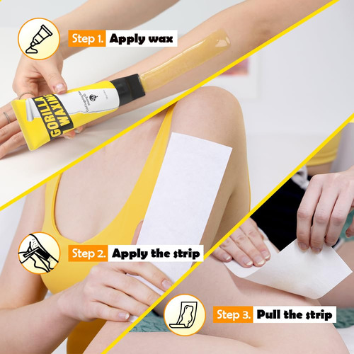 Gorilla Kit De Depilación En Frío Listo Para Usar Para Cuerp