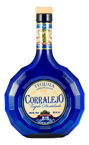 Pack De 4 Tequila Corralejo Triple Destilado 750 Ml