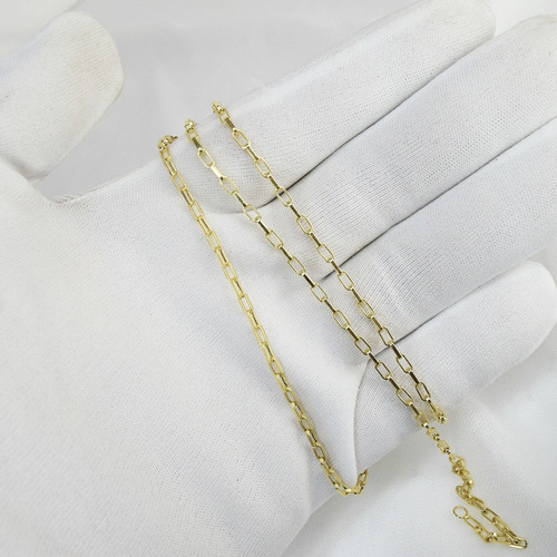 Corrente Cordao Ouro 18k Cartie Oca Grossa 60cm Masculino