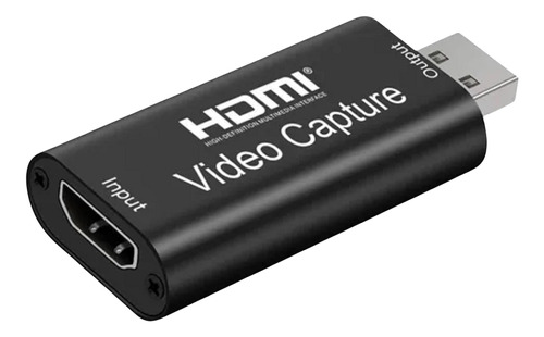 Placa De Captura Hdmi 1080p Usb Jogos Live Streaming Ensino