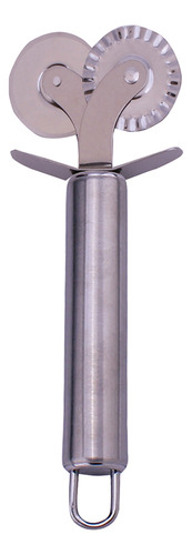 Carretilha Dupla Para Massas Inox Resistente