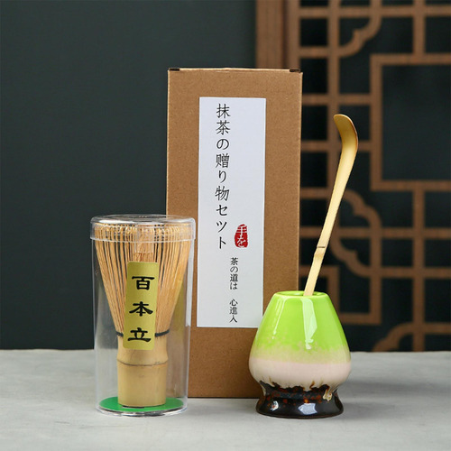 Batch De Matcha Set De Cerámica Batcher Matcha Y Verde