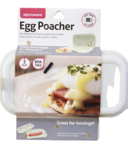 Embase Para Microondas Egg Poacher Original 18 X 11cm Eeuu