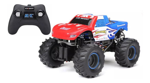 Carro A Control Remoto Escala 1:15 Hot Wheels Monster Trucks