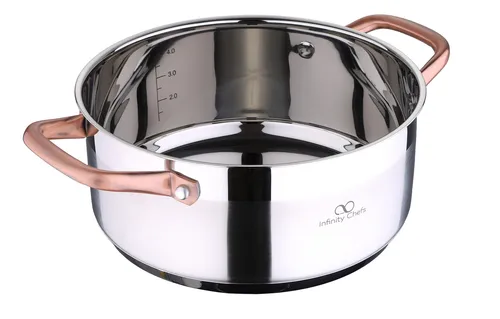 Olla 24cm En Acero Inoxidable Infinity Chef