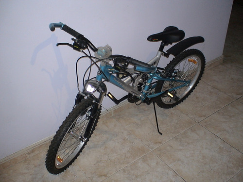 Bicicleta Marca Greco Elevation Rin 20 Gris Azul  Alx