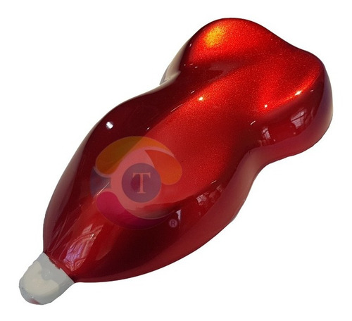 Imagen 6 de 9 de Pintura Candy Bicapa X 1 Lt. Rojo