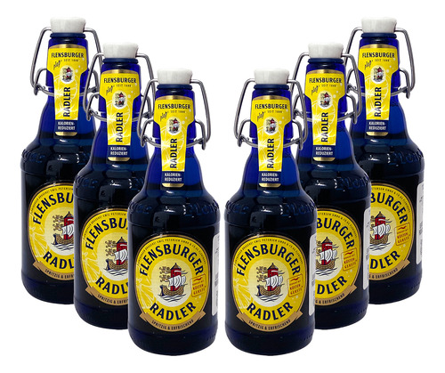 Six Pack Cerveza Flensburger Radler 330 Ml