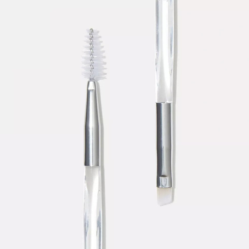 Elf Precision Dual Sided Eyebrow Brush Cejas Doble Brocha Color Plateado