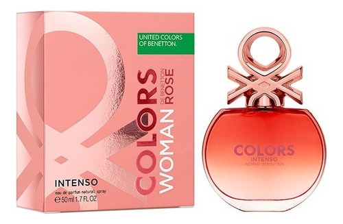 Perfume Benetton Colors Rose Woman Intenso Edp 50ml