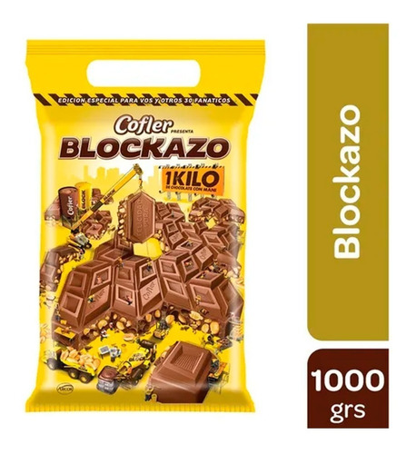 Chocolate Block Cofler Blockazo 1 Kg