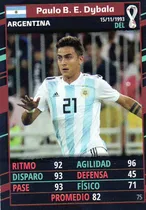 Comprar Mundial Qatar 2022. Figurita Card N° 75 Paulo Dybala. Mira!!