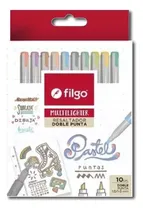 Comprar Marcadores Resaltadores Doble Punta  Filgo Multilighter X 10