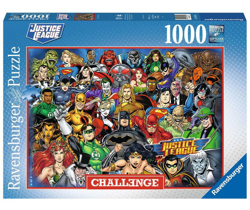 Rompecabezas Ravensburger Challenge - DC Comics 1000 Piezas