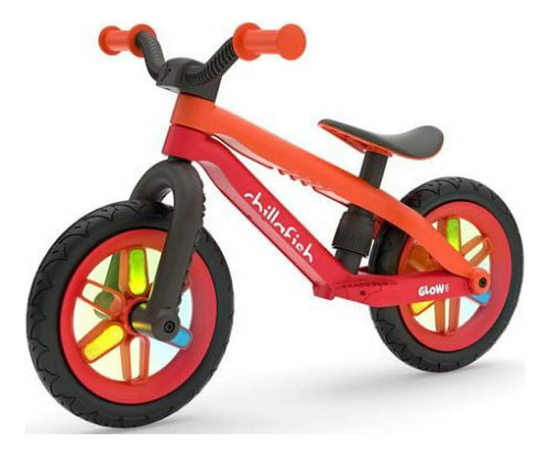 Bicicleta De Balance Chillafish Bmxie Glow Roja Rin 12 