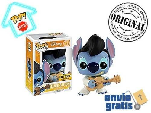 Figura de acción Funko Lilo & Stitch Stitch Elvis Stitch - Hot Topic Exclusive de Funko Pop!