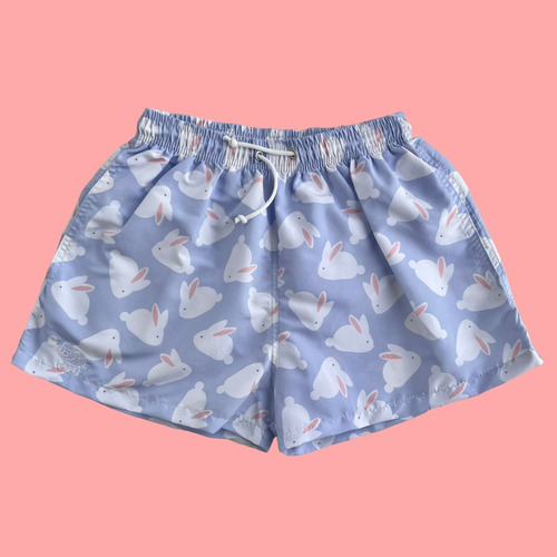 Traje De Baño Hombre Conejitos Pecora Argentina Short Malla