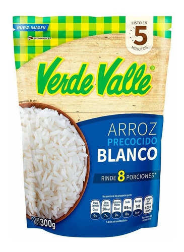 Verde Valle · Arroz Blanco Precocido 300g