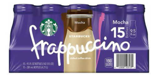 Starbucks Frappuccino Cafe Mocha (9.5 Oz., 15 Pack.)