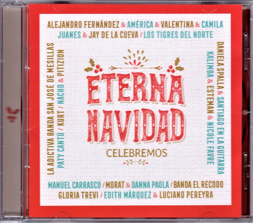 Eterna Navidad Celebremos - Disco Cd (15 Canciones)