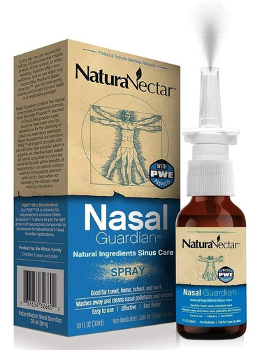 Guardian Nasal Spray, Limpia E Hidrata Vias Nasales,