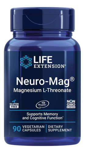 Neuro Mag Life Extension 90caps! Magnesio Importado Usa