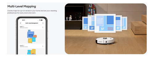 Aspiradora robot Ultenic T10 Pro blanca 14.4W