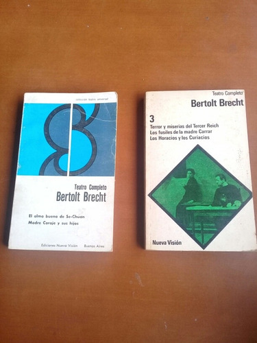 Teatro Completo Tomos 3 Y 4 De Bertolt Brecht 