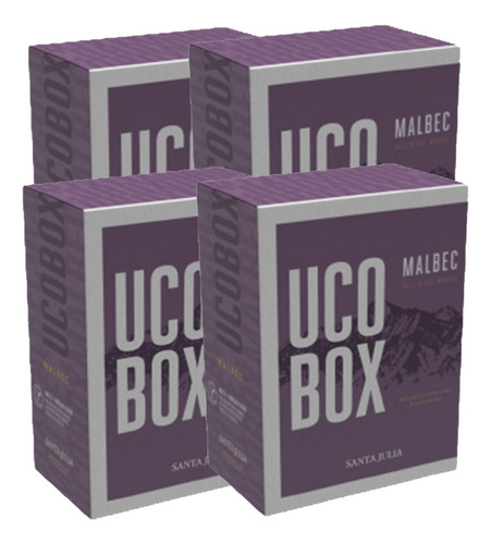 Combo Santa Julia Uco Box 4 Bag In Box X3 Litros