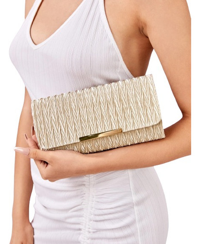 Cartera Fiesta Coctel Día Noche Clutch Mano Ct 10