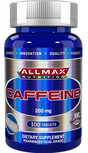 Cafeina Muscletech Pura Capsulas Pastillas Caffeine 200 Mg