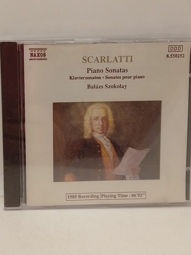 Scarlatti Piano Sonatas Cd Nuevo 