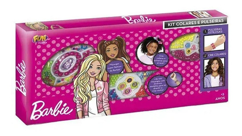 Kit De Miçangas Barbie Colares E Pulseiras Fun