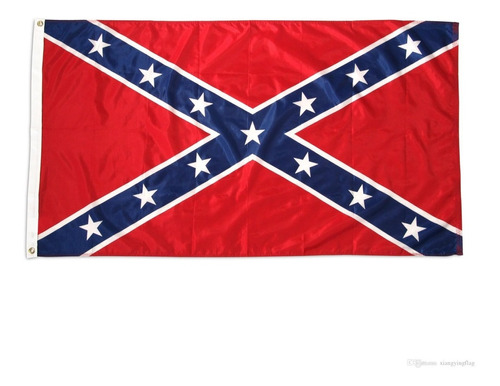 Bandera Confederada Estados Unidos 1.5m X 90cm Usa Lavable 