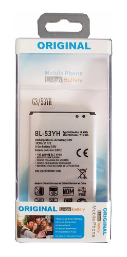 Bateria LG G3 Bl-53yh Sellada 6 Meses Garantia ® Tecnocell