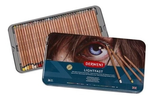 Lápices Color Derwent Lightfast Profesionales Drawing X 36