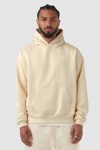 Buzo Canguro Liso Con Capucha Hoodie