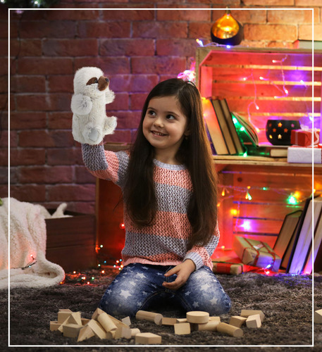 Marioneta De Mano De Peluche Dollibu Perezoso Para Niños