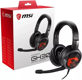 Auriculares Msi Headset Gamer Immerse Gh30 Pc Ps4 + Funda