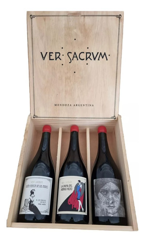 Vinos Ver Sacrum Box Cofre Madera Mix