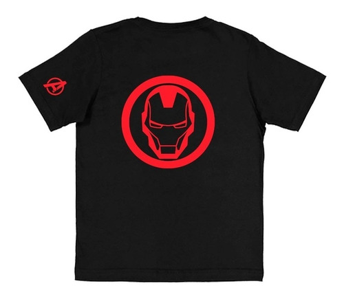 Polera Ironman Circle Superheroe Iron Man Niño 