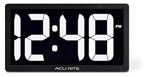 Reloj Digital Led De 10 Pulgadas Acurite 75114m Con Brillo D