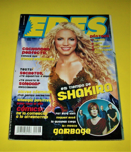 Shakira Revista Eres Jeans Ov7 Garbage Luis Miguel Lynda