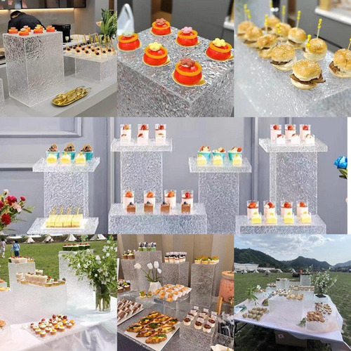 Soporte Acrílico Para Postres, Soporte De Exhibición Para