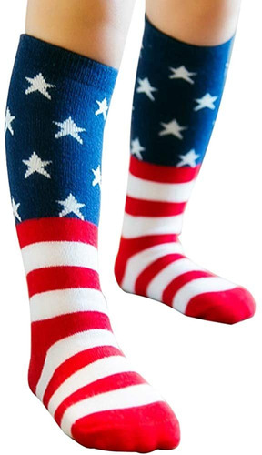 Calcetines De La Bandera De Estados Unidos Para Niños  Calc