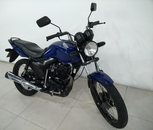 Moto Honda Cg Fan Ks Azul
