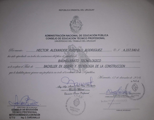 Imagen 3 de 5 de Técnico Instalador Sanitario Habilitado Por Imm N° 2341