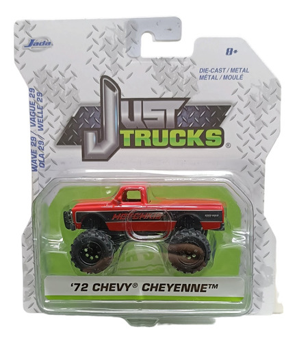 Chevy Cheyenne '72/escala 1:64/jada/metal Diecast. 