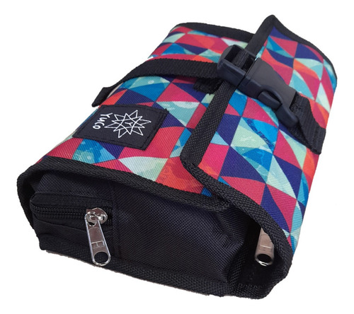 Cartuchera Desplegable Organizador Unisex Lisa -con Broche!-